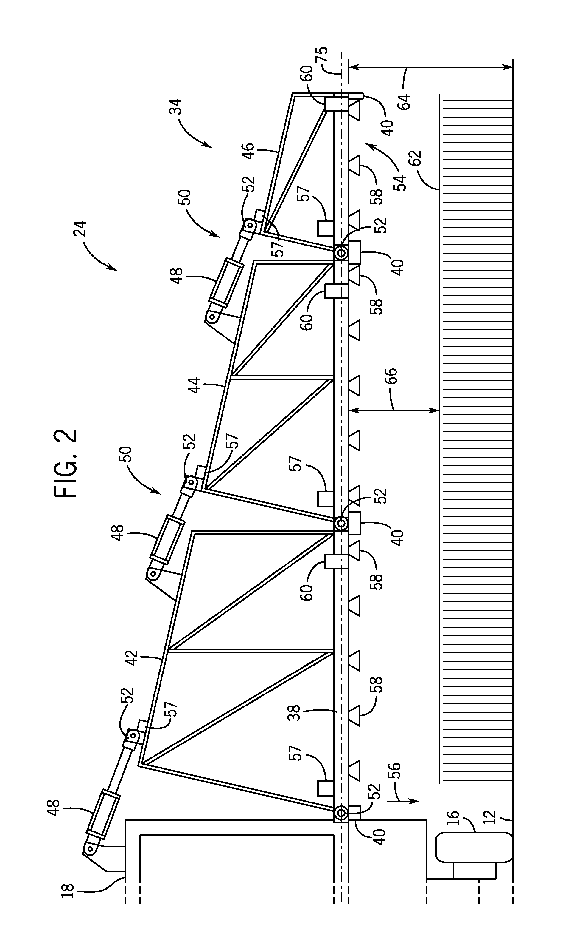 Boom adjustment system and method