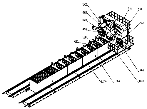 Multidimensional numerical control high speed drilling machine