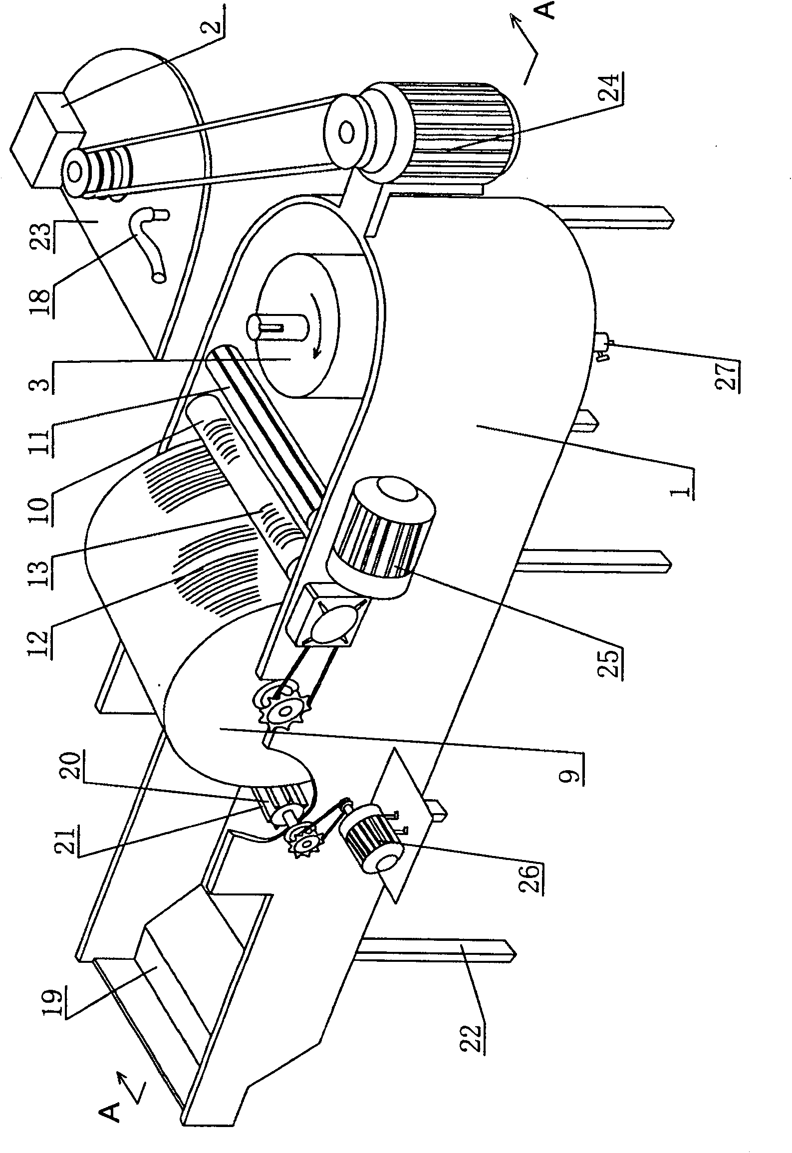 Liquid opening machine