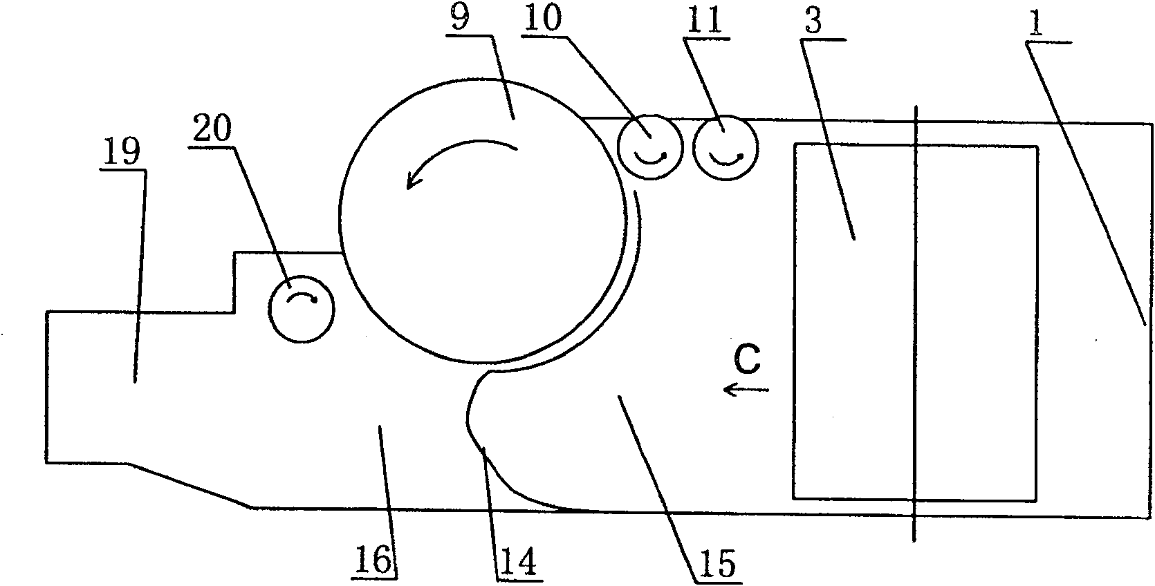 Liquid opening machine