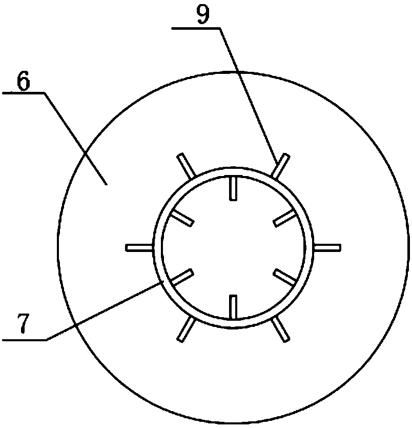 Cyclone dust removal device