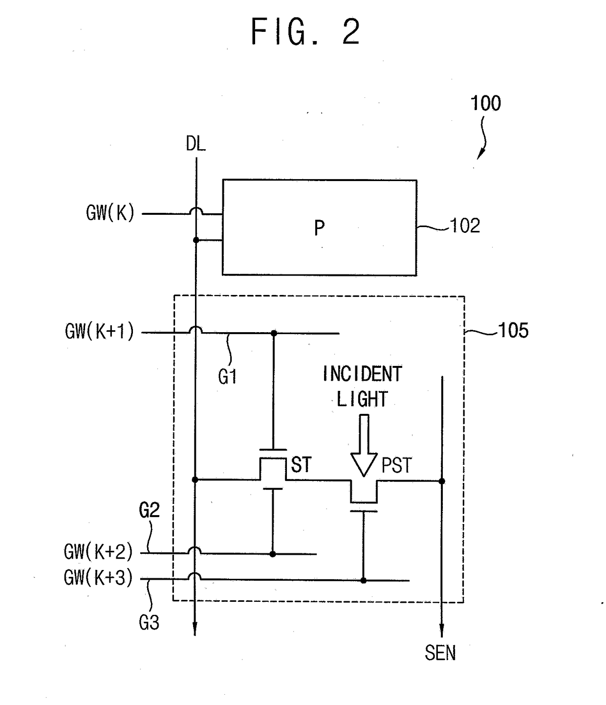 Photo sensor circuit, photo sensor pixel, and display device having the photo sensor pixel