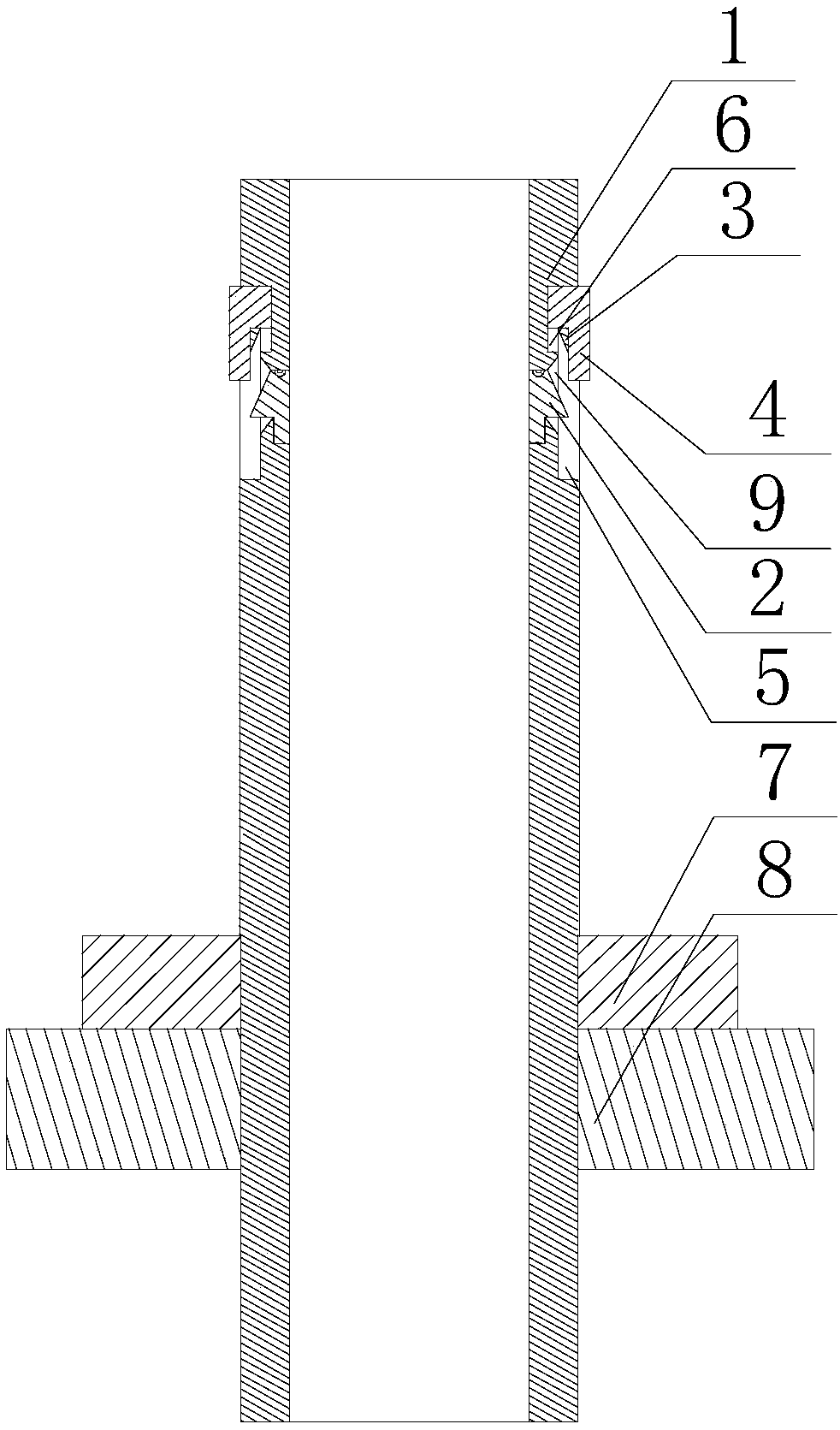 Implementation method of reinforcement cage forming device for pile hole foundation