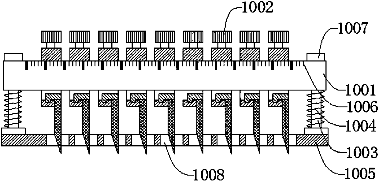 Continuous cutting-off mechanism