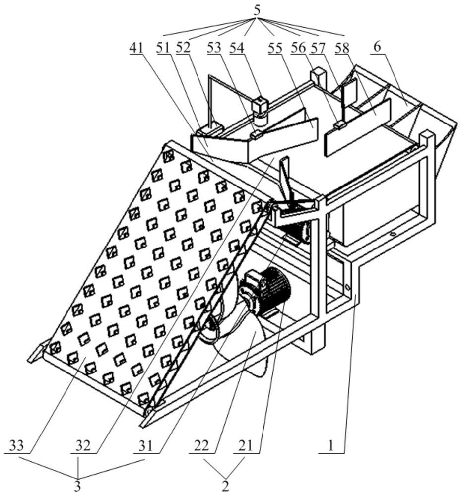 Water surface garbage collecting and classifying device and method based on machine vision