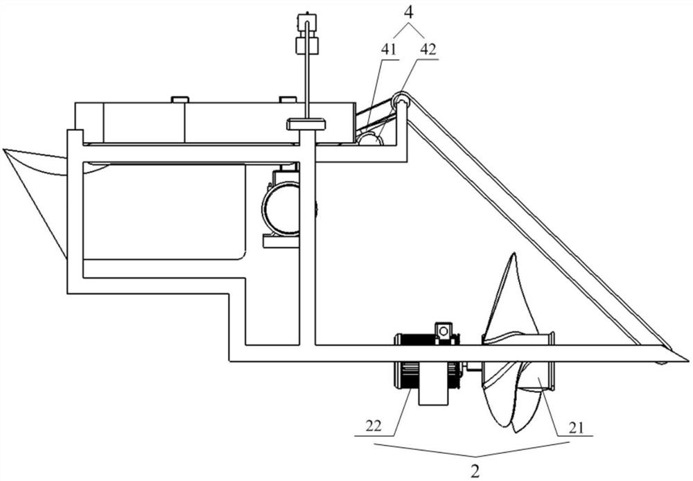 Water surface garbage collecting and classifying device and method based on machine vision