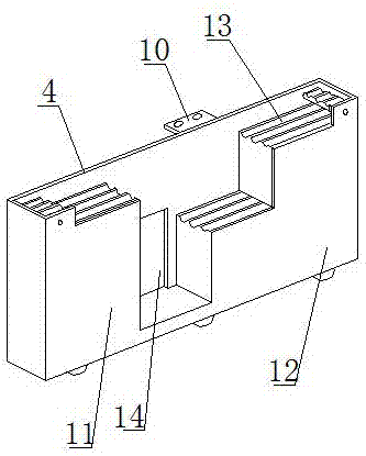 Stirrup die for automatic forming equipment for steel bar bending hoops