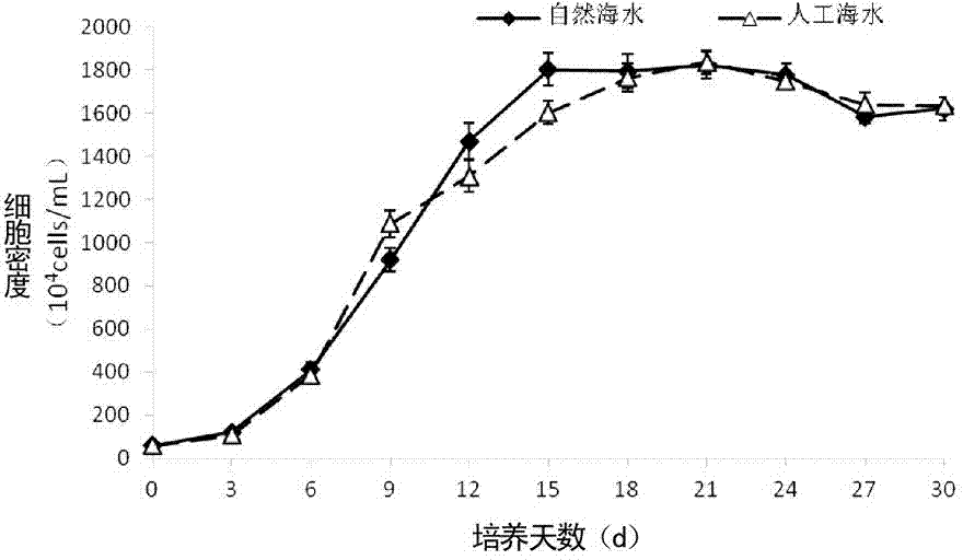 High-concentration lead artificial seawater and preparation method thereof