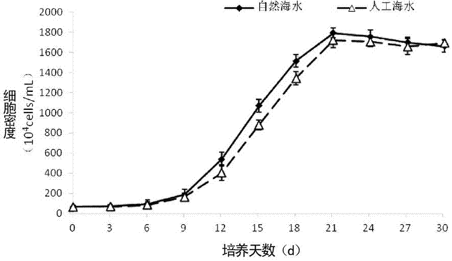 High-concentration lead artificial seawater and preparation method thereof