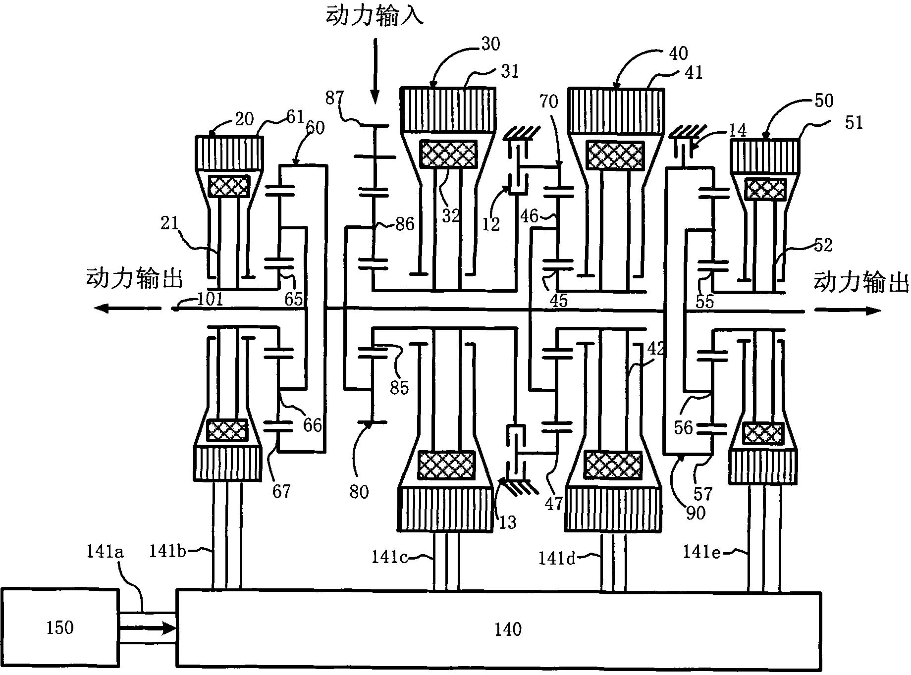 Independent steering type electromechanical composite transmission device for crawler