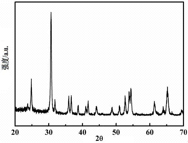 Preparation method for lithium ion battery cathode material ferric niobate