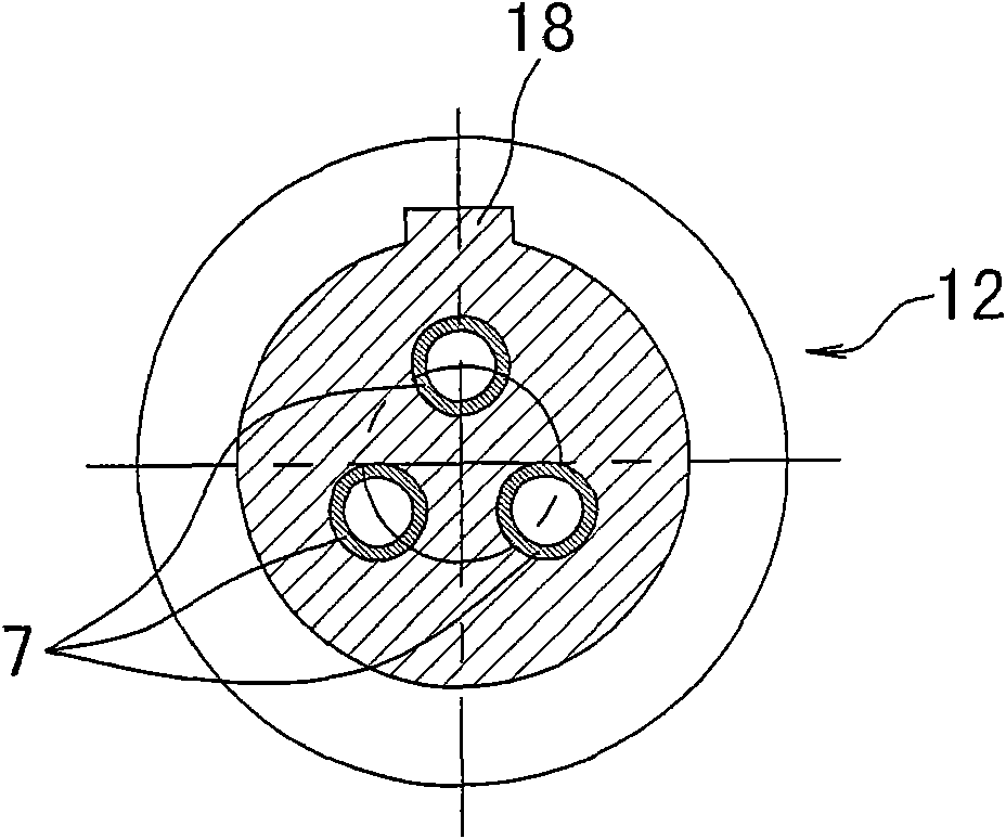 Wire-connecting mechanism for soft and hard cables of water pump