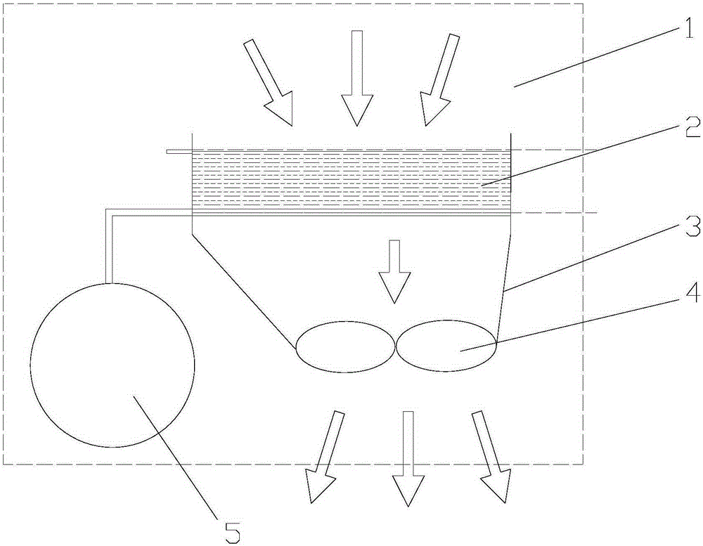 Top radiating system of embedded refrigerator