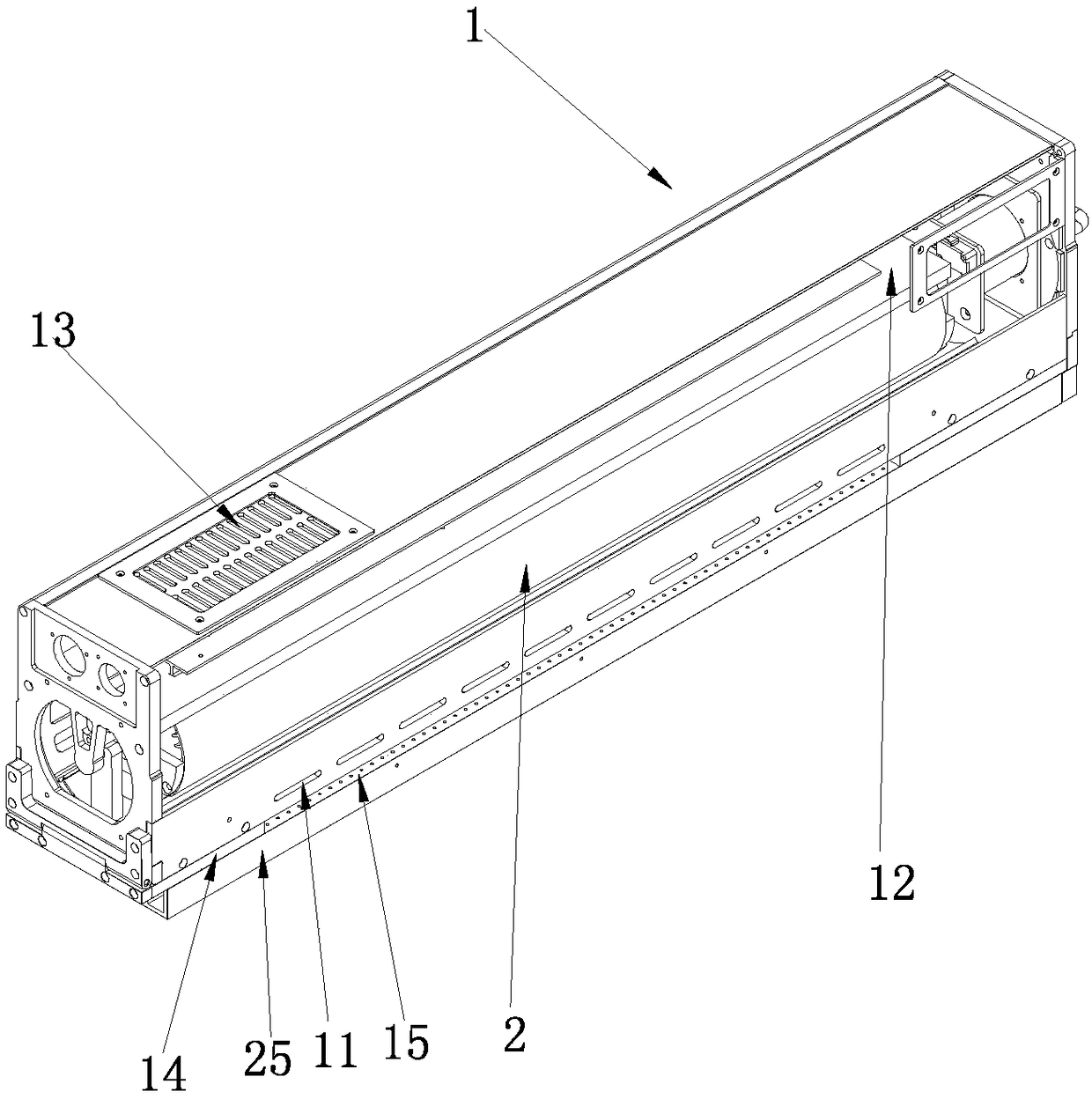 Energy-saving heat radiation UV mercury lamp box