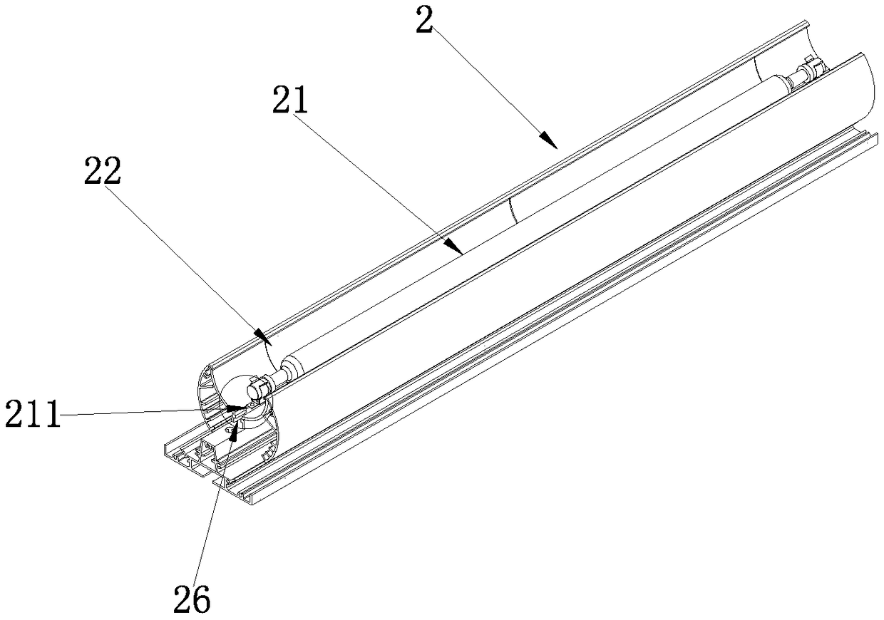 Energy-saving heat radiation UV mercury lamp box