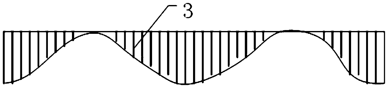 Setting-out tool and setting-out method for steel pipe construction