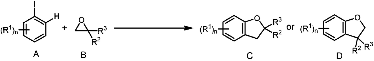 Method for synthesizing 2,3-dihydrobenzofurans compound