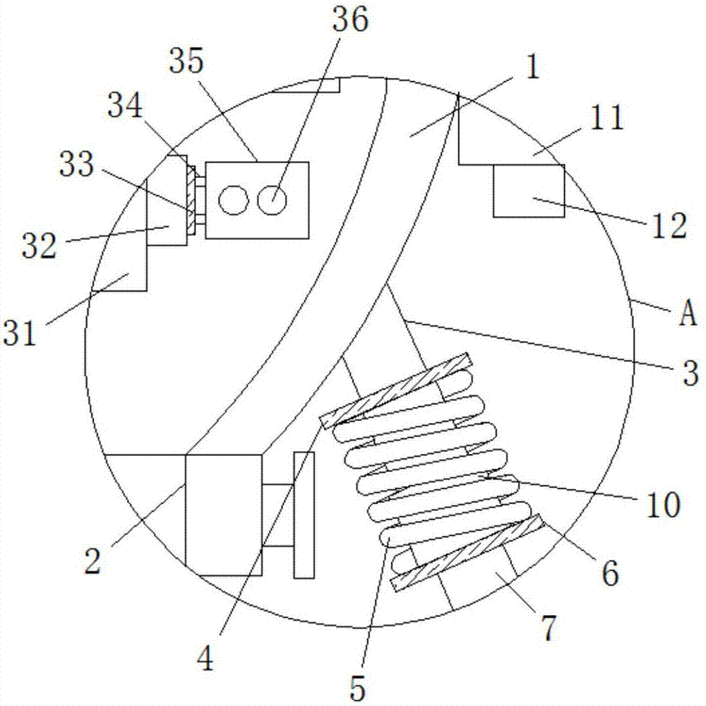 Feed stirring device convenient to clean