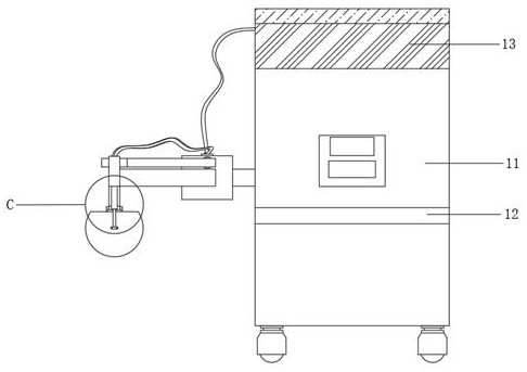 Green and environment-friendly transplanting device for preventing sapling from withering