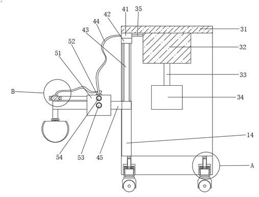 Green and environment-friendly transplanting device for preventing sapling from withering