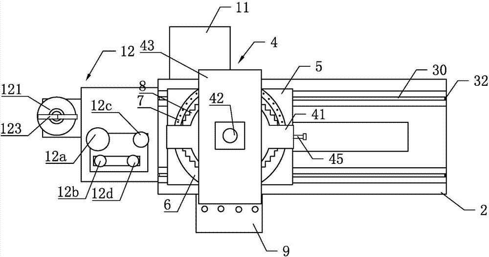 Automatic iron core column pie winding and binding machine