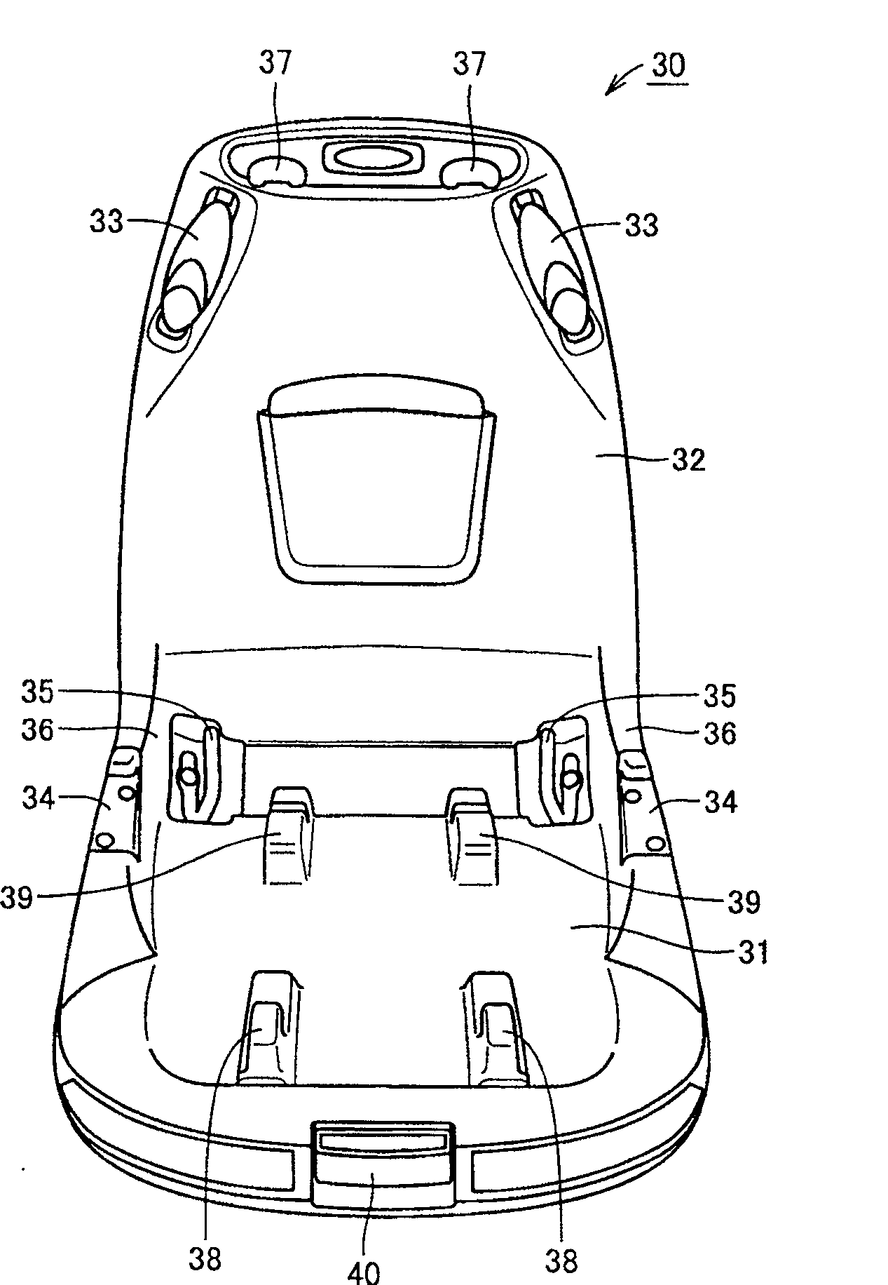 Detachable child safety seat