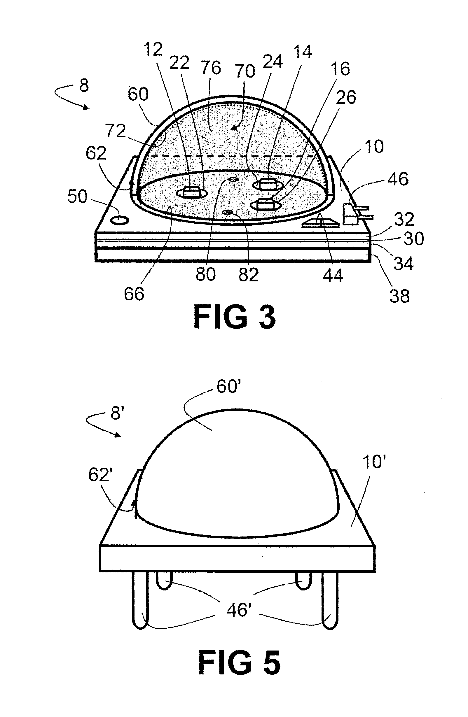 Light emitting diode component