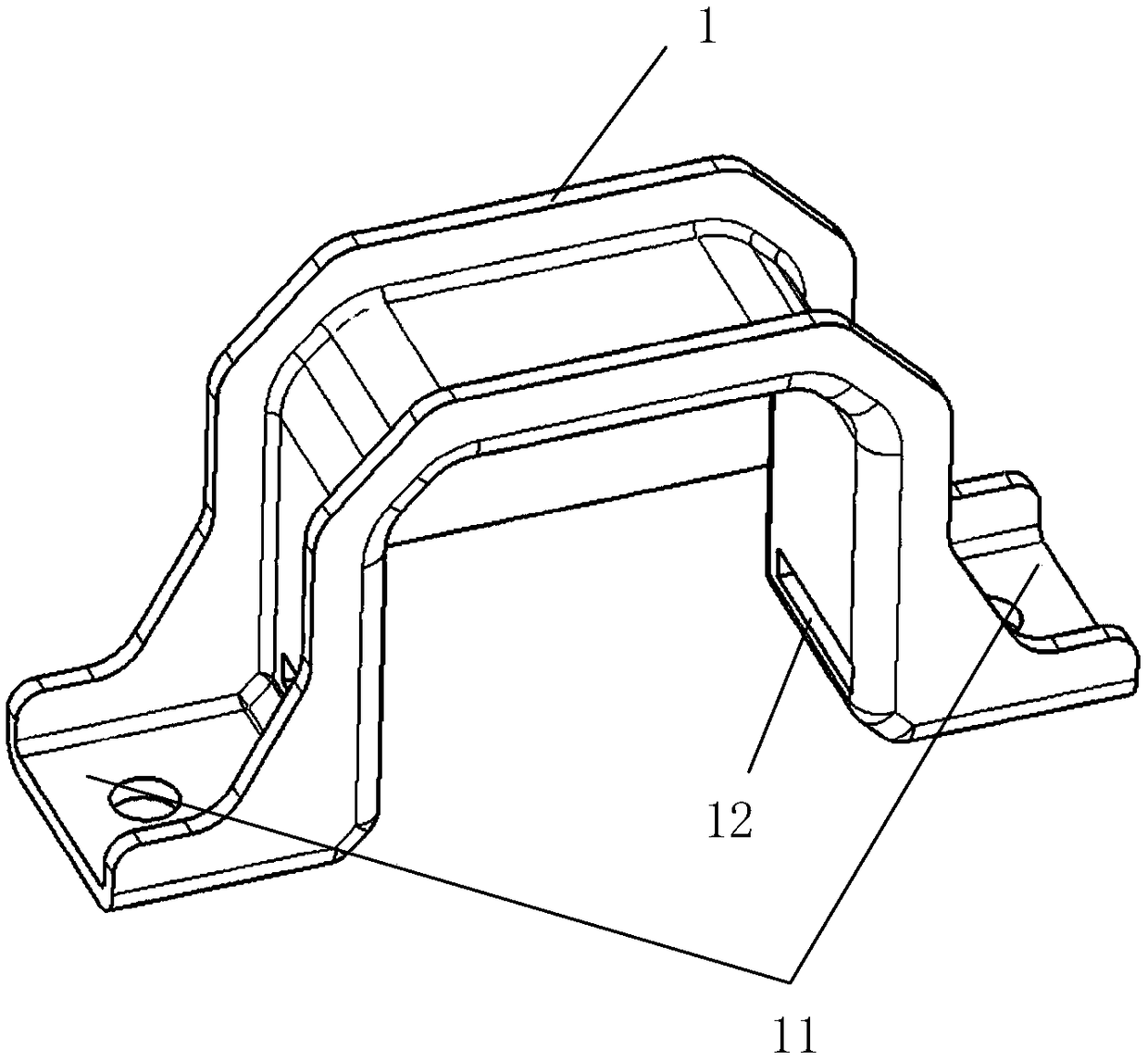 Electric vehicle suspension structure and electric vehicle