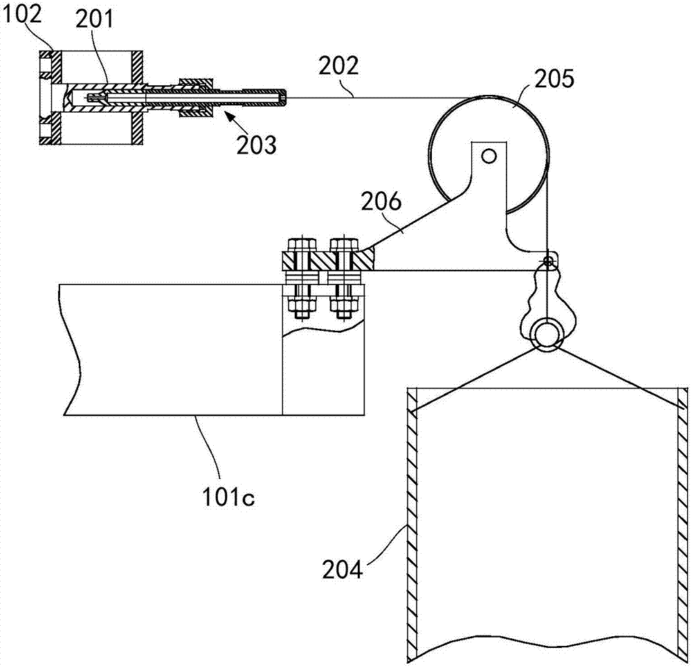 Target module and aerodynamic measurement system applicable to millinewton vacuum plume