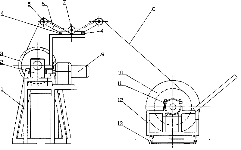 Device for winding superconducting coil