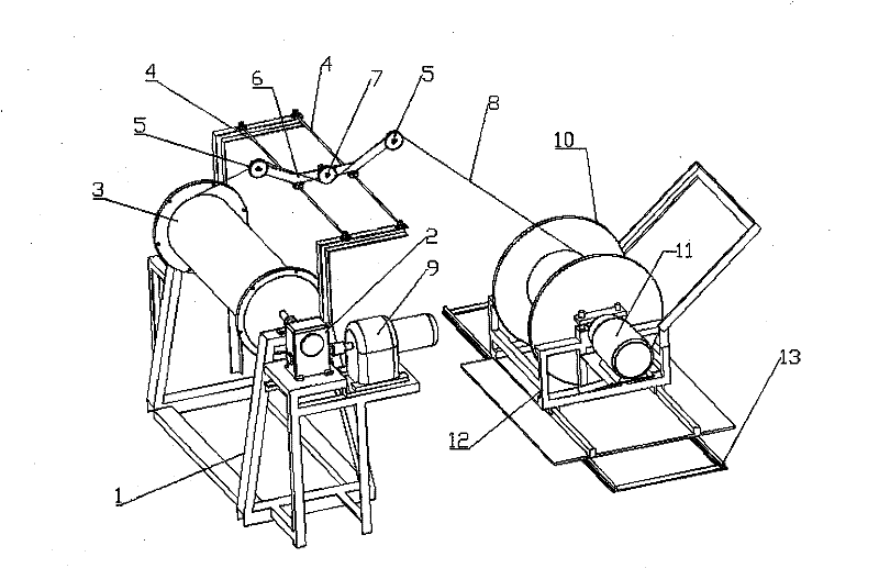 Device for winding superconducting coil