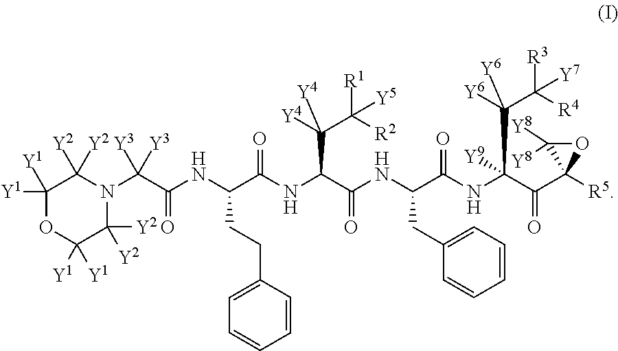 Deuterated carfilzomib