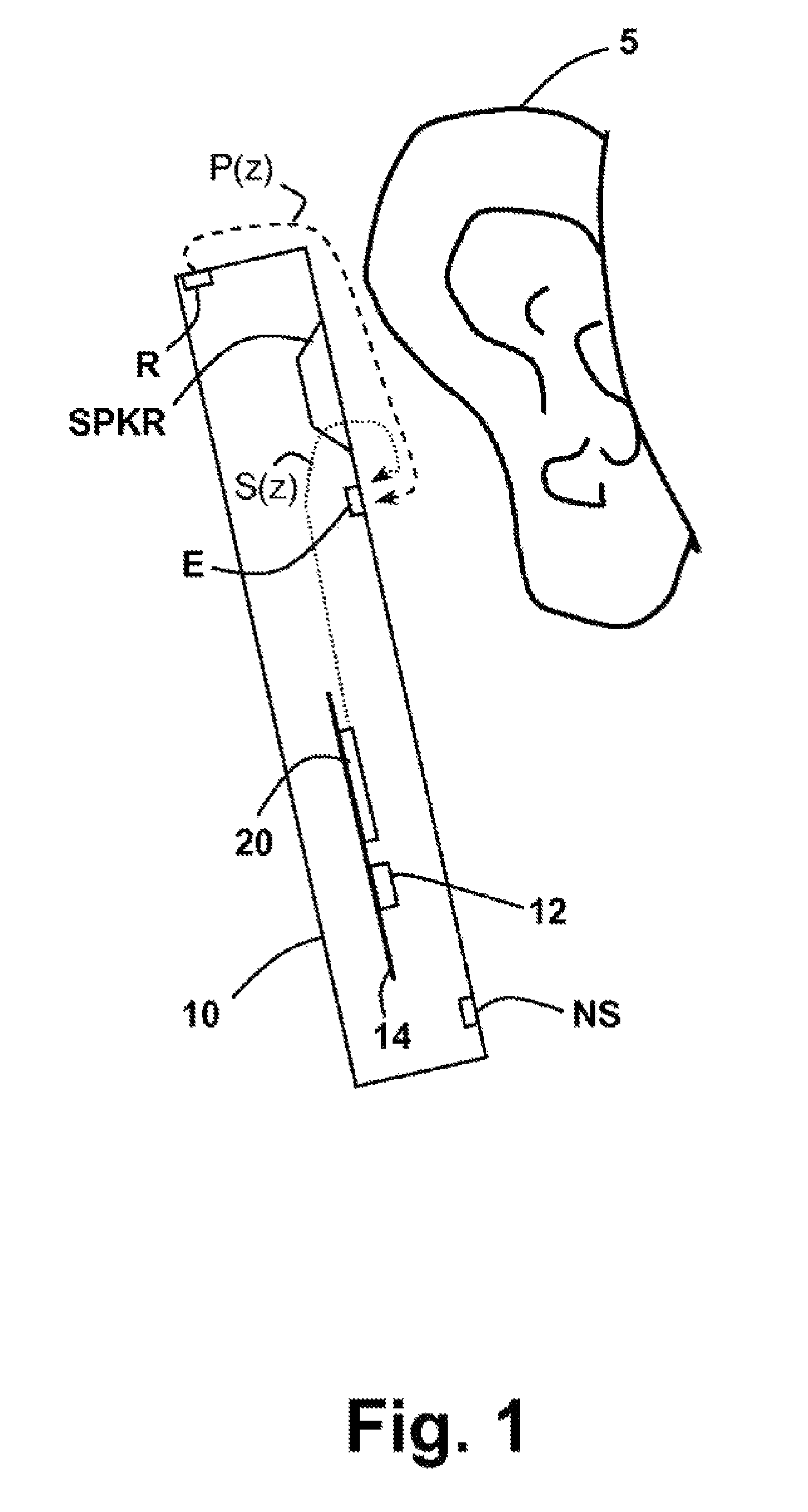 Dual-microphone frequency amplitude response self-calibration