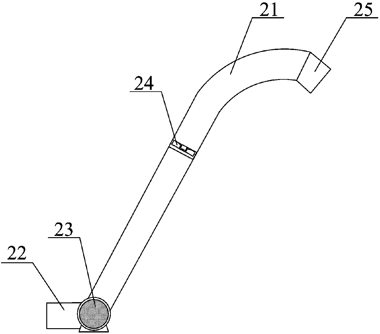 Pulverizing device used for new material processing