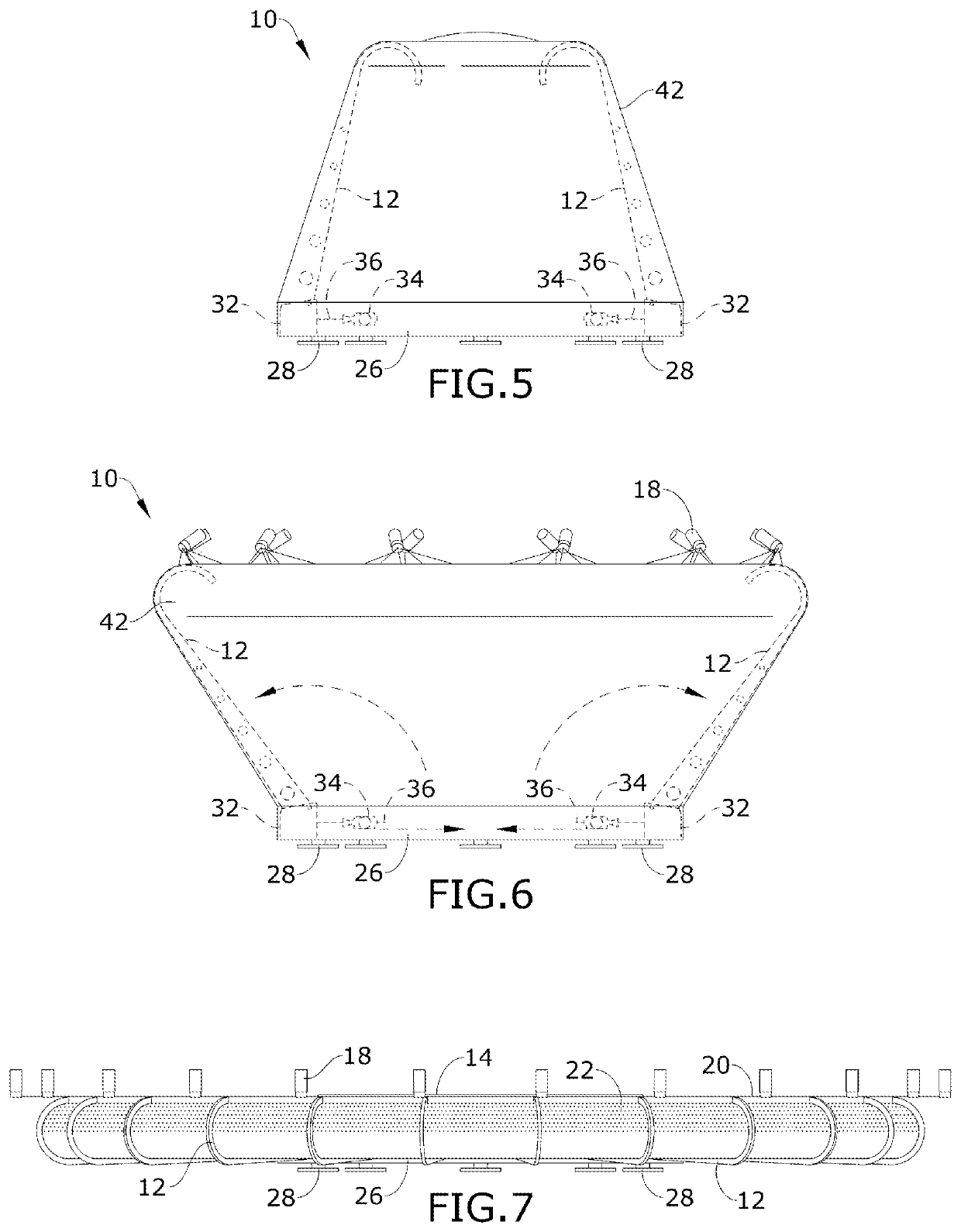 Autonomous mobile mechanically deployed spaceport to provide a self-leveling stable landing pad for lunar and martian descending and ascending spacecraft