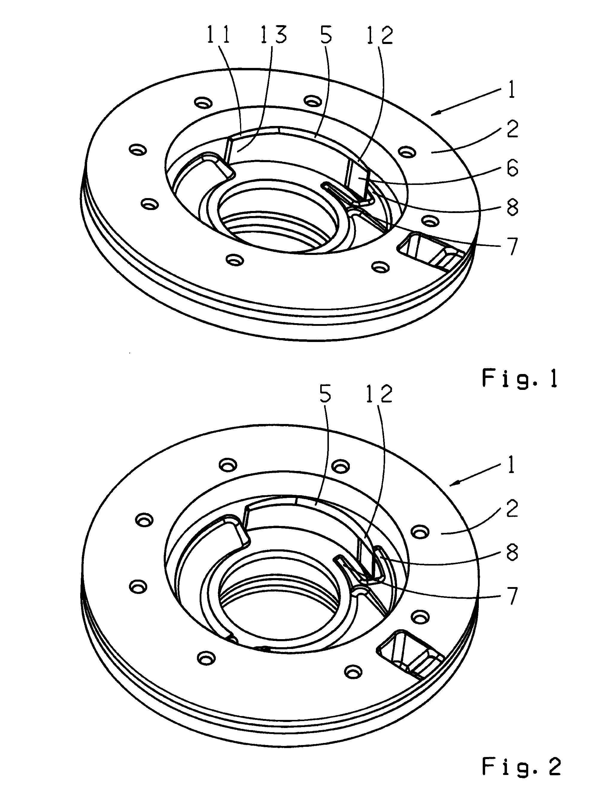 Internal gear pump with optimized noise behaviour