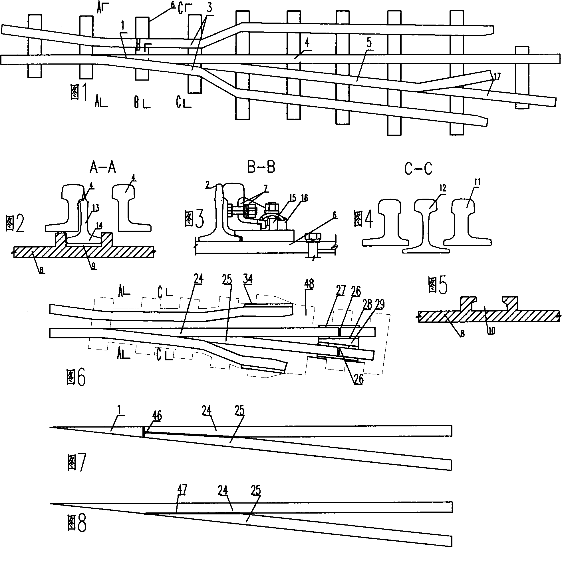 Heavy duty movable-point frog