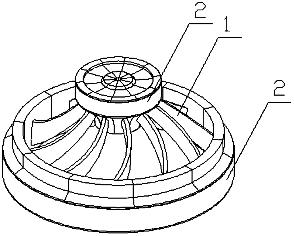 Water turbine runner and manufacturing method thereof