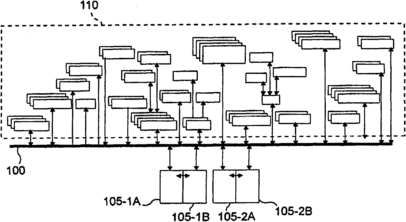 FADEC and avionic component distributed architecture