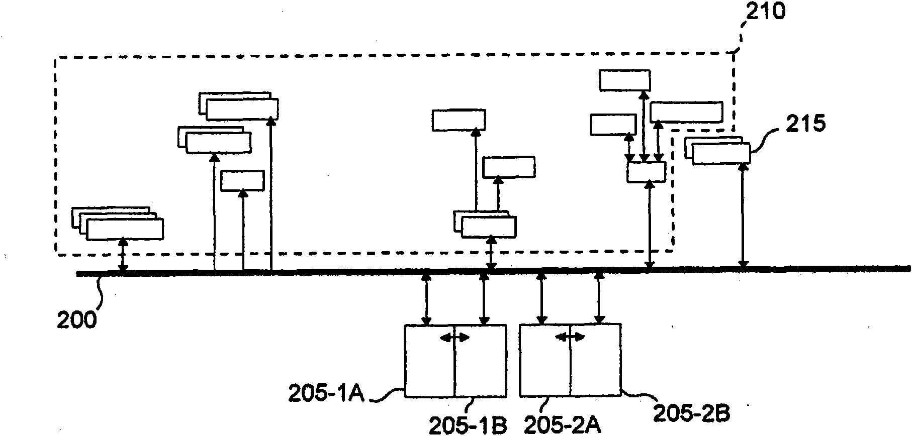 FADEC and avionic component distributed architecture