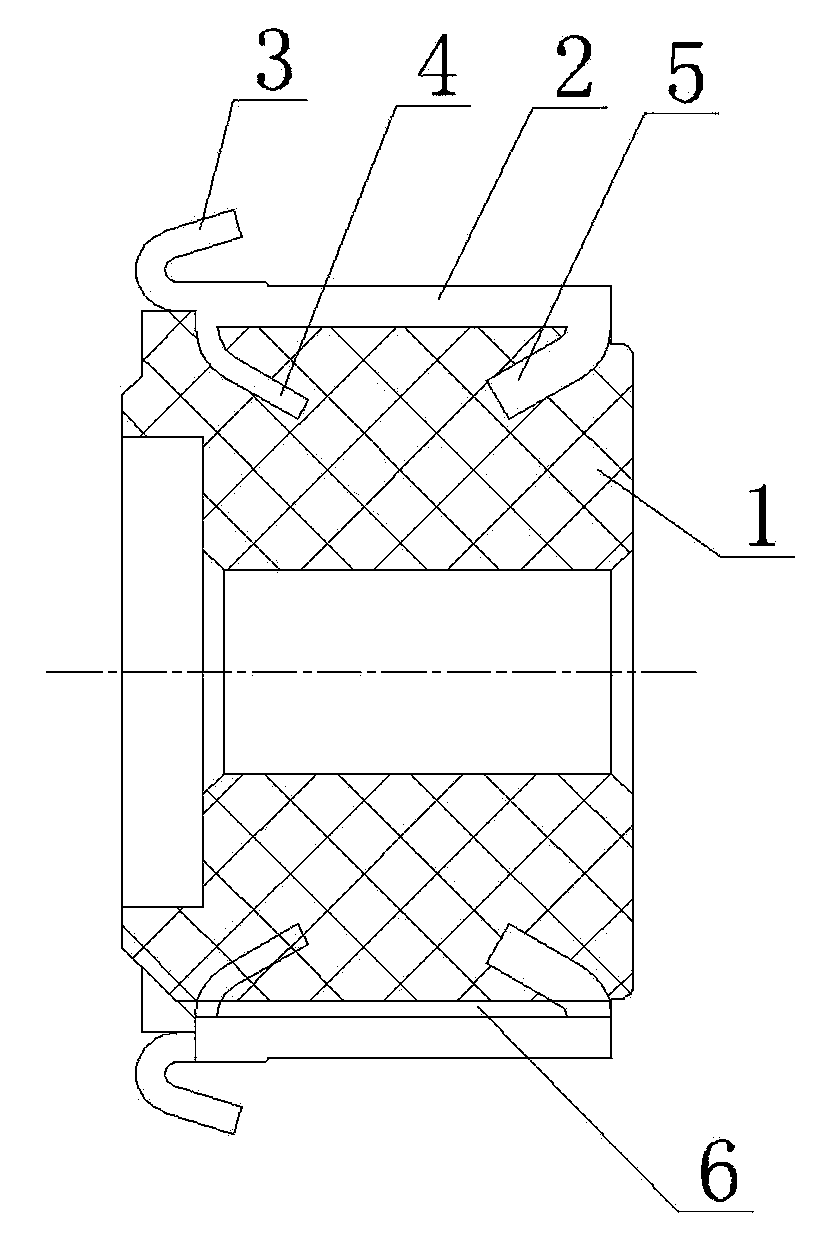 Hook-type commutator product, technology and mould