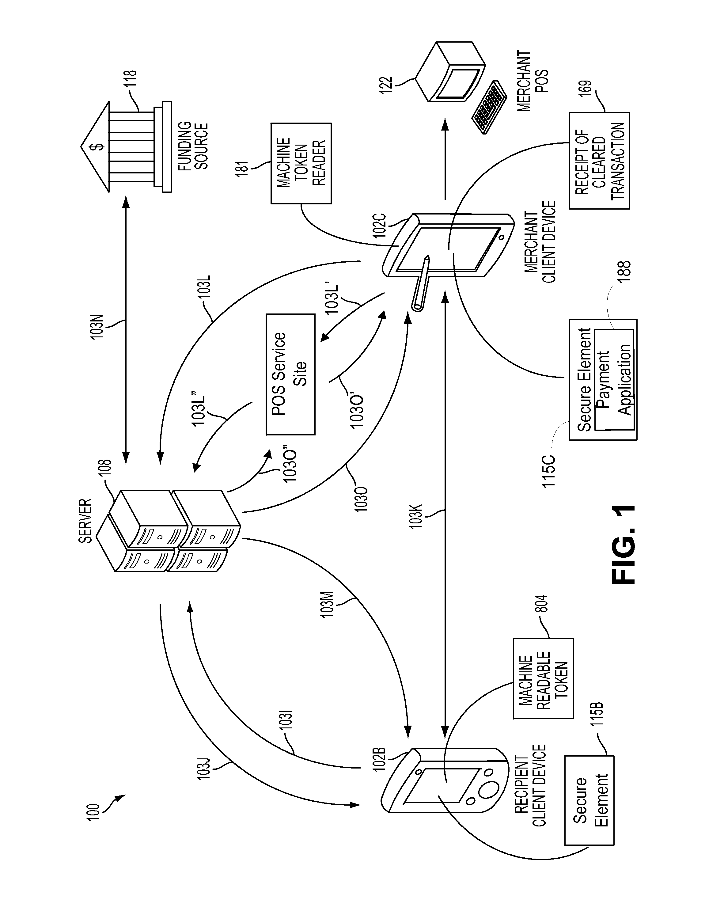 System and method for point of service payment acceptance via wireless communication