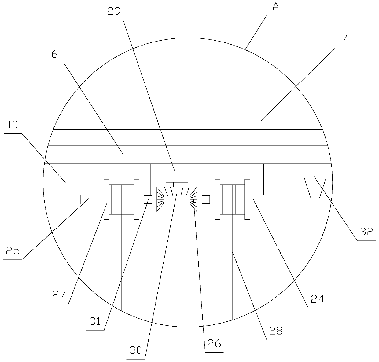 Walking type spray irrigation device with flexible structure and adjusting function