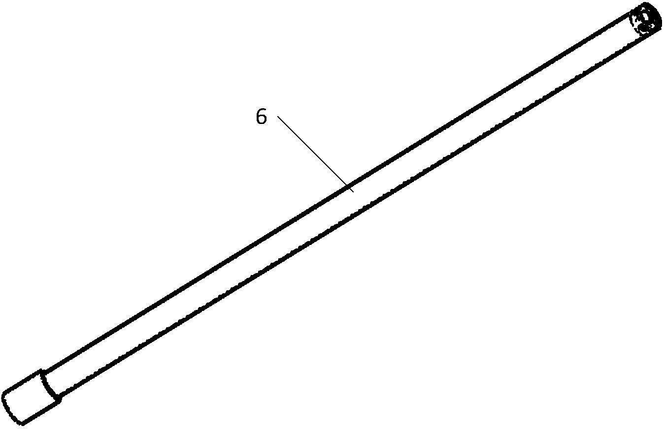 Sampling drilling tool with coring tube of multi-rod deep sampler