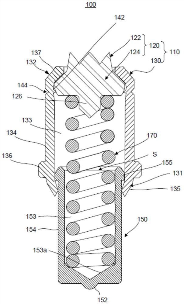 Contact pin and socket