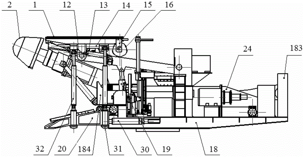 A pressurized self-moving excavation unit and a pressurized self-moving method