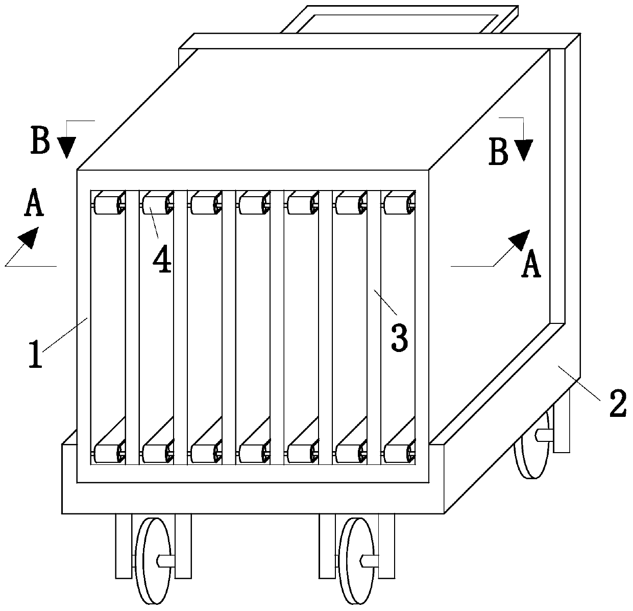 A pcb circuit board transportation platform