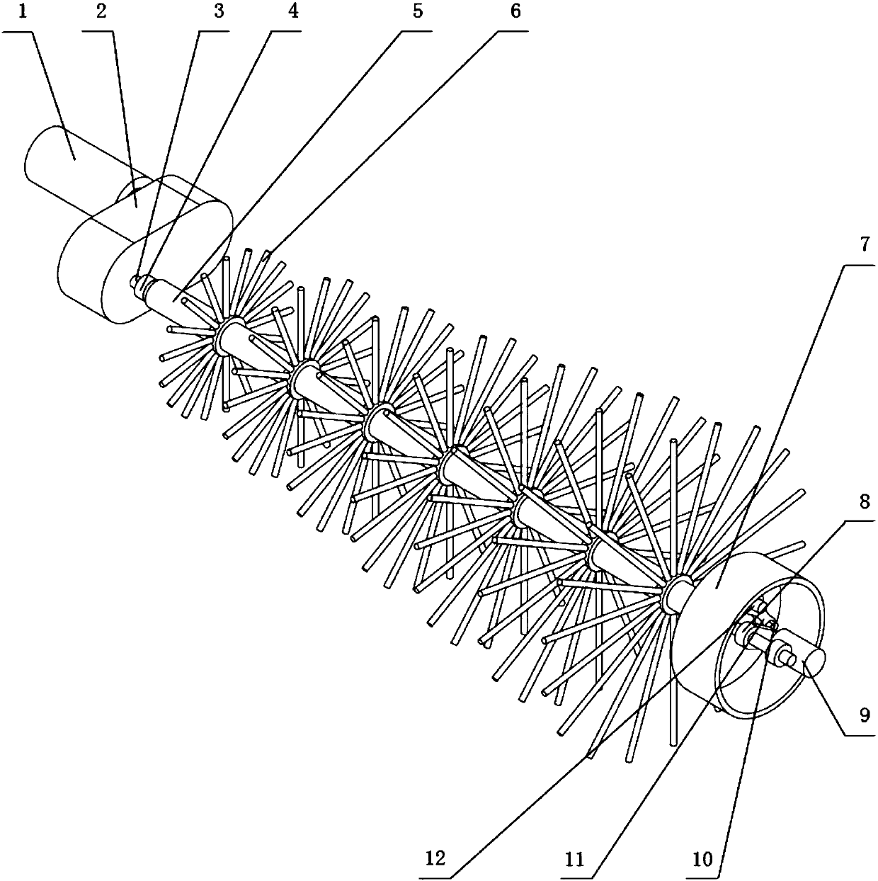 A crank-rocker rolling vibration mechanism for wolfberry picking