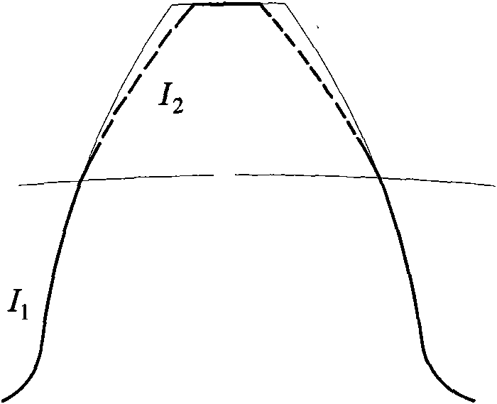 Numerical control grinding and machining method of stepwise variable pressure angle involute gear