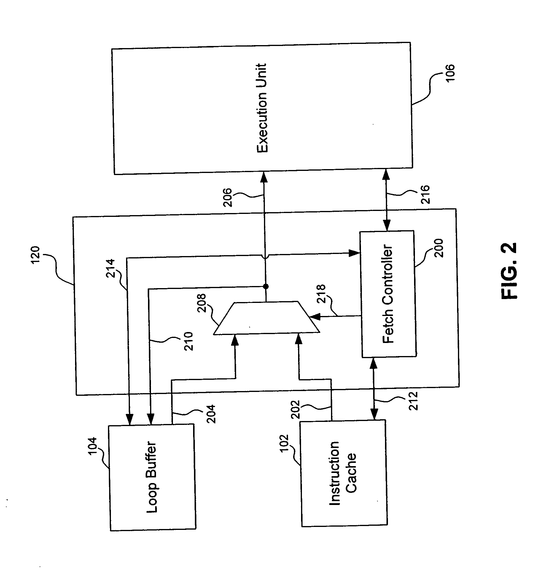 Processor utilizing a loop buffer to reduce power consumption